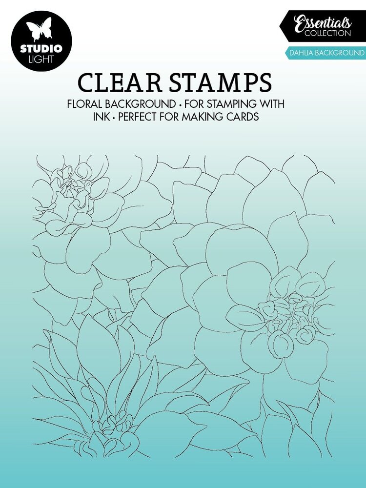 Studio Light Dahlia Background Essentials Clear Stamps (SL-ES-STAMP323) (OUTLET)