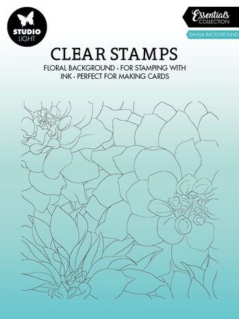 Studio Light Dahlia Background Essentials Clear Stamps (SL-ES-STAMP323) (OUTLET)