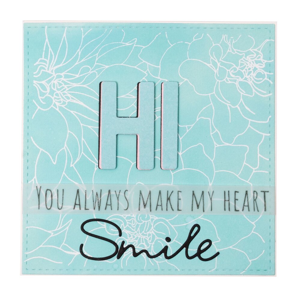 Studio Light Dahlia Background Essentials Clear Stamps (SL-ES-STAMP323) (OUTLET)