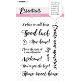 Studio Light Sentiments/Wishes Home Clear Stamps (SL-ES-STAMP180) (OUTLET)