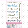 Studio Light Sentiments/Wishes Home Clear Stamps (SL-ES-STAMP180) (OUTLET)