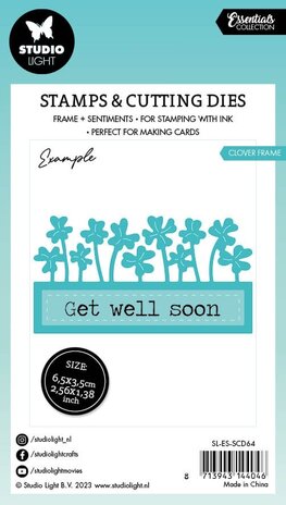 Studio Light Clover Frame Essentials Stamp & Cutting Dies (SL-ES-SCD64) (OUTLET)
