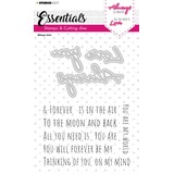 Studio Light Always Love Stamp & Die (SL-ES-SCD38) (OUTLET)