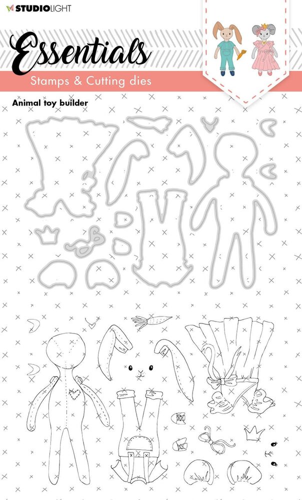 Studio Light Animal Toy Builder Stamp & Die (SL-ES-SCD21) (OUTLET)