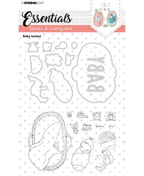 Studio Light Baby Basket Stamp & Die (SL-ES-SCD20) (OUTLET)