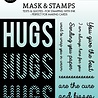 Studio Light Hugs Sentiments Essentials Mask & Stamp (SL-ES-MST04) (OUTLET)