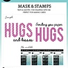 Studio Light Hugs Sentiments Essentials Mask & Stamp (SL-ES-MST04) (OUTLET)