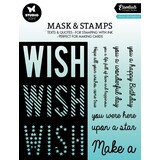 Studio Light Wish Sentiments Essentials Mask & Stamp (SL-ES-MST03) (OUTLET)