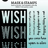 Studio Light Wish Sentiments Essentials Mask & Stamp (SL-ES-MST03) (OUTLET)