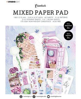 Studio Light Patterns Mixed Paper Pad (SL-ES-MPP15) (OUTLET)