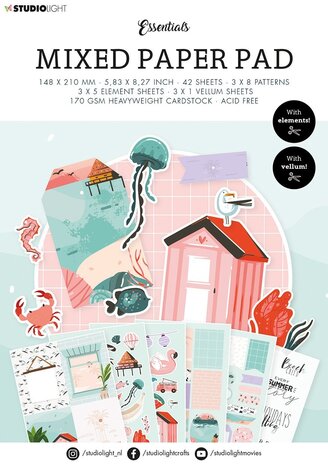 Studio Light Patterns Mixed Paper Pad (SL-ES-MPP14) (OUTLET)