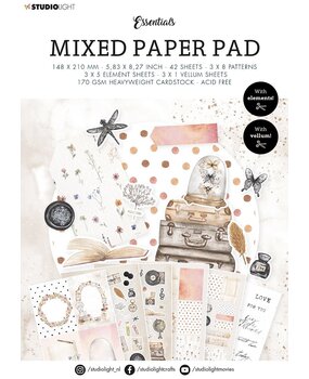 Studio Light Patterns Mixed Paper Pad (SL-ES-MPP12) (OUTLET)