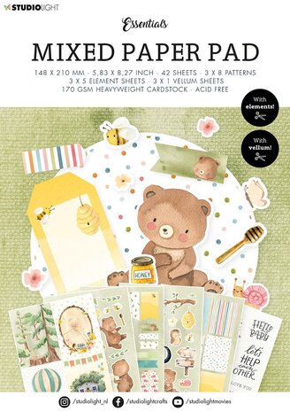 Studio Light Patterns Mixed Paper Pad (SL-ES-MPP11) (OUTLET)