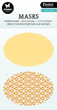 Studio Light Oval Shape Essentials Masks (SL-ES-MASK250) (OUTLET)