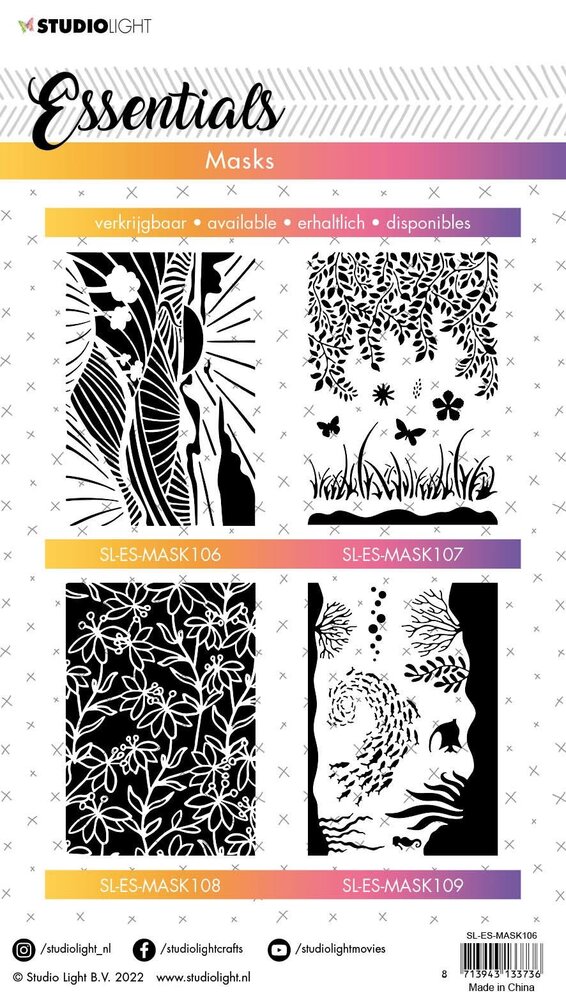 Studio Light Sunset Landscape Masks (SL-ES-MASK106) (OUTLET)