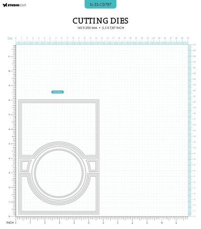 Studio Light Circle Folding Card Essentials Cutting Die (SL-ES-CD787) (OUTLET)