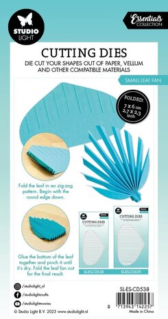 Studio Light Small Leaf Fan Essentials Cutting Dies (SL-ES-CD538) (OUTLET)