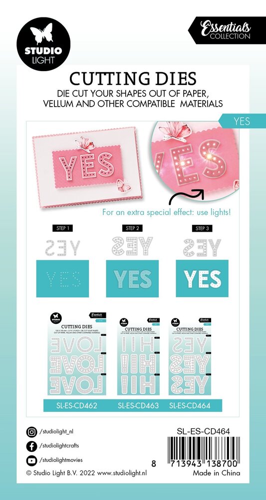 Studio Light YES Essentials Cutting Dies (SL-ES-CD464) (OUTLET)