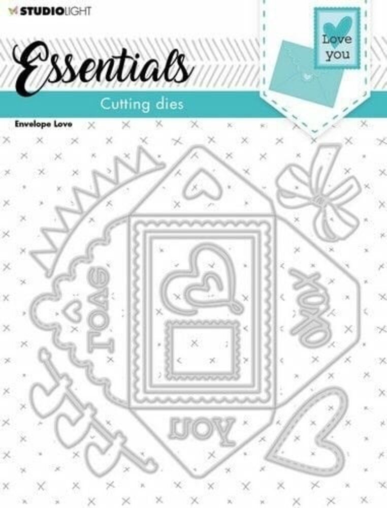 Studio Light Envelope Love Essentials Cutting Dies (SL-ES-CD239) (OUTLET)