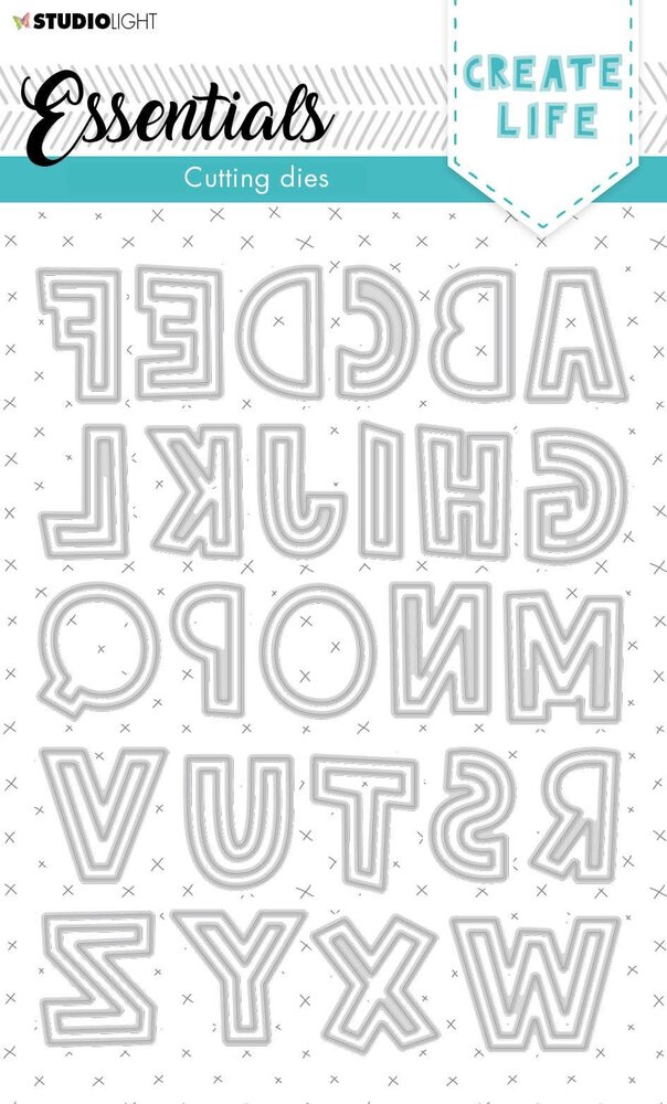 Studio Light Quirky Blok Alphabet Cutting Dies (SL-ES-CD127) (OUTLET)