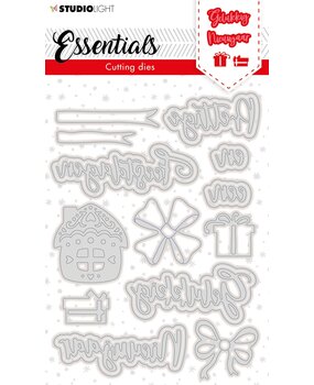 Studio Light Christmas Prettige Feestdagen 3 Cutting Dies (SL-ES-CD118) (OUTLET)