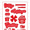 Studio Light Christmas Prettige Feestdagen 3 Cutting Dies (SL-ES-CD118) (OUTLET)