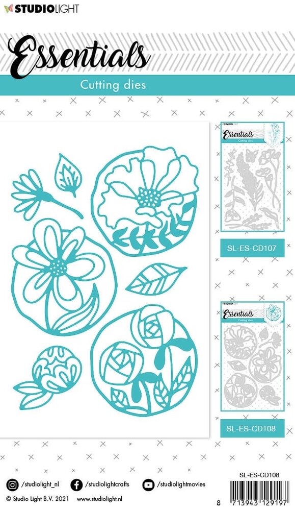 Studio Light Top Flowers Cutting Dies (SL-ES-CD108) (OUTLET)