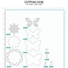 Studio Light Blooming Butterfly Cutting Die Shaker Labels (SL-BB-CD482) (OUTLET)