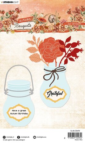 Studio Light Autumn Bouquets Cutting Die Jar Bouquet (SL-AB-CD694) (OUTLET)