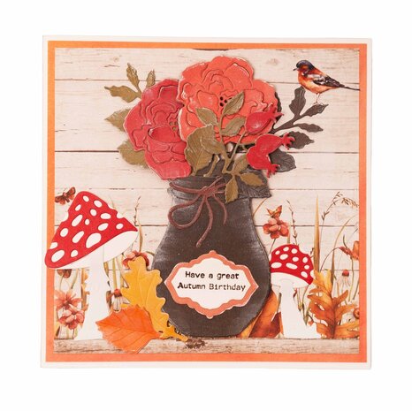 Studio Light Autumn Bouquets Cutting Die Jar Bouquet (SL-AB-CD694) (OUTLET)