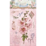 Studio Light Romantic Moments Clear Stamp Hollyhock (JMA-RM-STAMP483) (OUTLET)