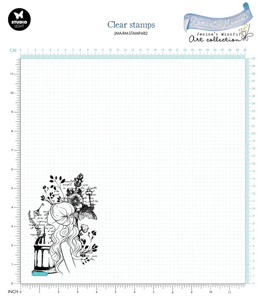 Studio Light Romantic Moments Clear Stamp Looking for Love (JMA-RM-STAMP482) (OUTLET)