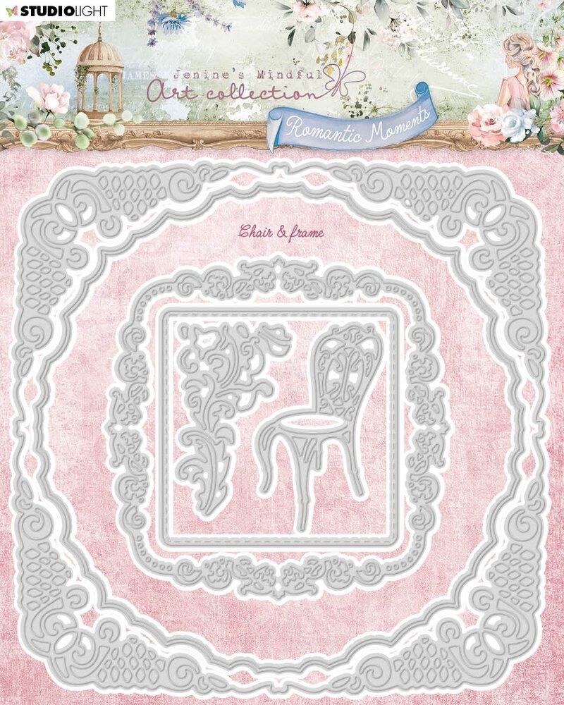 Studio Light Romantic Moments Dies Chair & Frame (JMA-RM-CD572) (OUTLET)