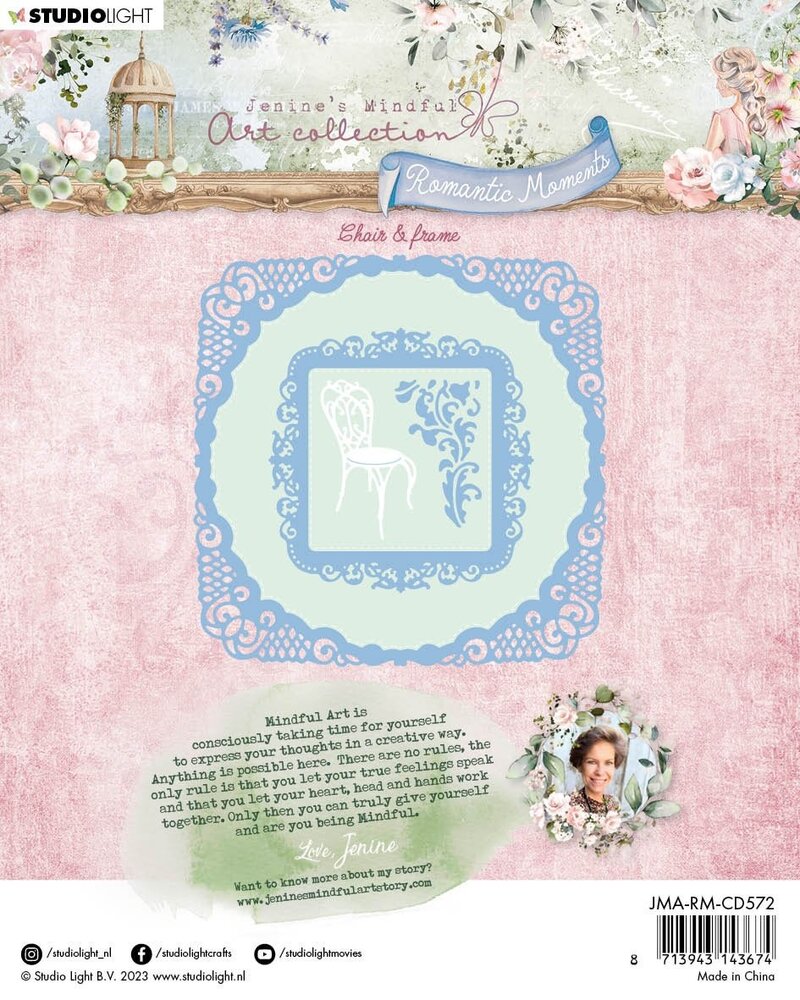 Studio Light Romantic Moments Dies Chair & Frame (JMA-RM-CD572) (OUTLET)
