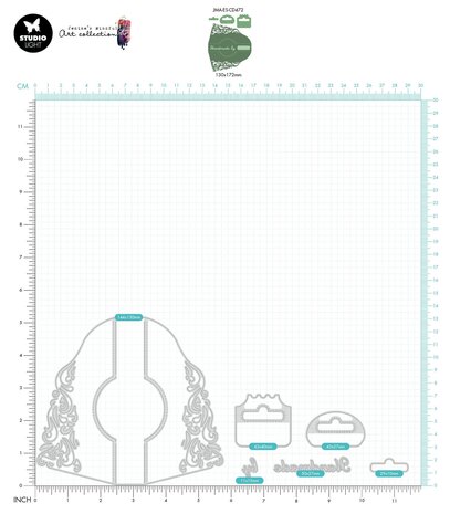 Studio Light Card Display Essentials Dies (JMA-ES-CD472) (OUTLET)