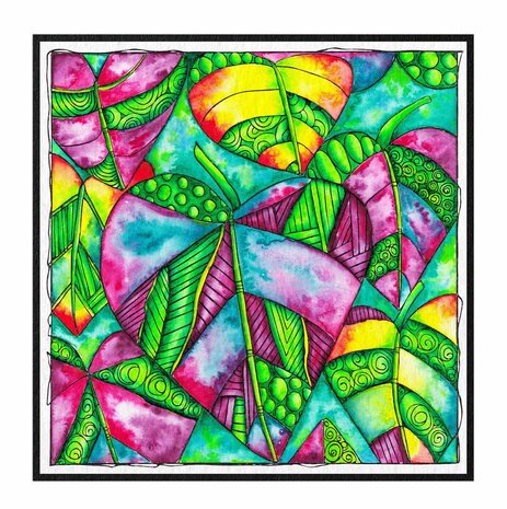 Studio Light Just Low Mindful Moodling Clear Stamps Love the Leaves (JL-MM-STAMP191) (OUTLET)