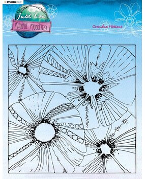 Studio Light Just Low Mindful Moodling Clear Stamps Circular Motions (JL-MM-STAMP190) (OUTLET)