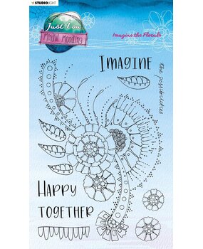 Studio Light Just Low Mindful Moodling Clear Stamps Imagine the Florals (JL-MM-STAMP189) (OUTLET)