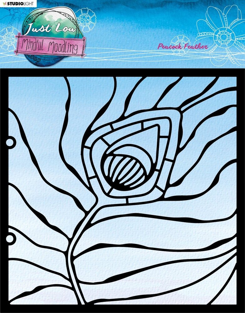 Studio Light Just Low Mindful Moodling Mask Peacock Feather (JL-MM-MASK93) (OUTLET)