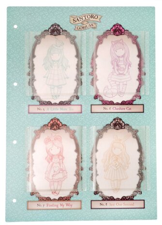 Studio Light Gorjuss Wonderland Pocket Sheet no. 5-8 (GOR-WL-SS02) (OUTLET)