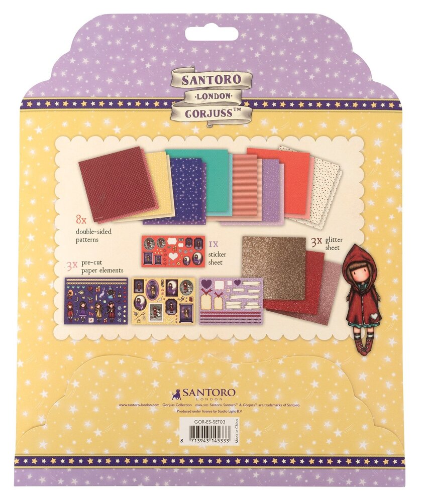 Studio Light Gorjuss Paper Craft Set (GOR-ES-SET03) (OUTLET)