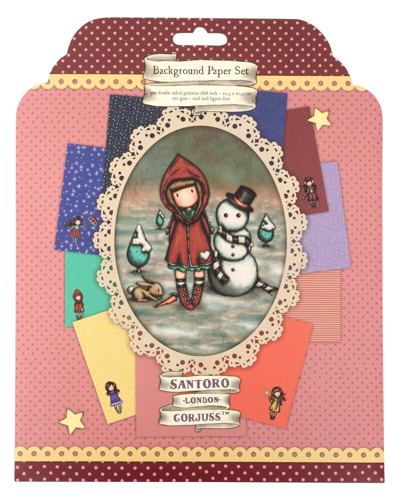 Studio Light Gorjuss Background Paper Set (GOR-ES-PS34) (OUTLET)