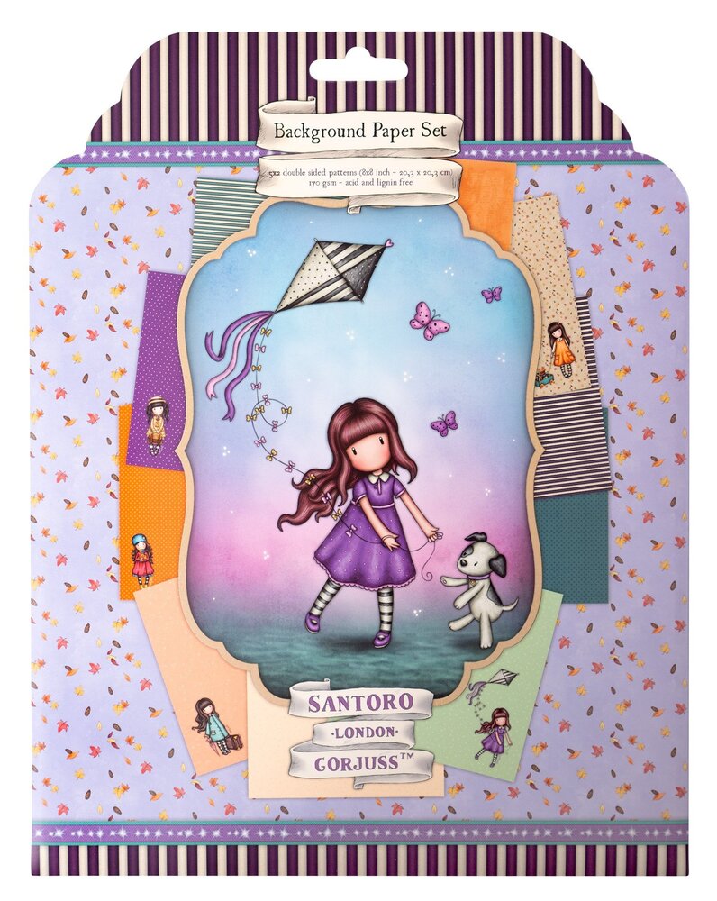 Studio Light Gorjuss 8x8 Inch Background Paper Set (GOR-ES-PS28) (OUTLET)