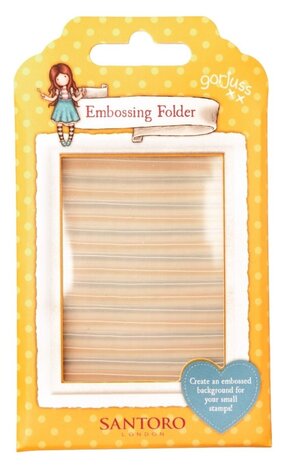 Studio Light Gorjuss Stripes Essentials Embossing Folder (GOR-ES-EMB18) (OUTLET)