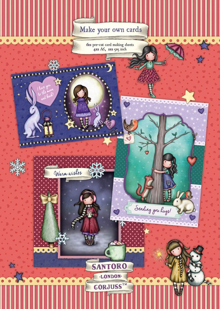 Studio Light Gorjuss Make Your Own Cards Die-Cut Block (GOR-ES-DCB63) (OUTLET)