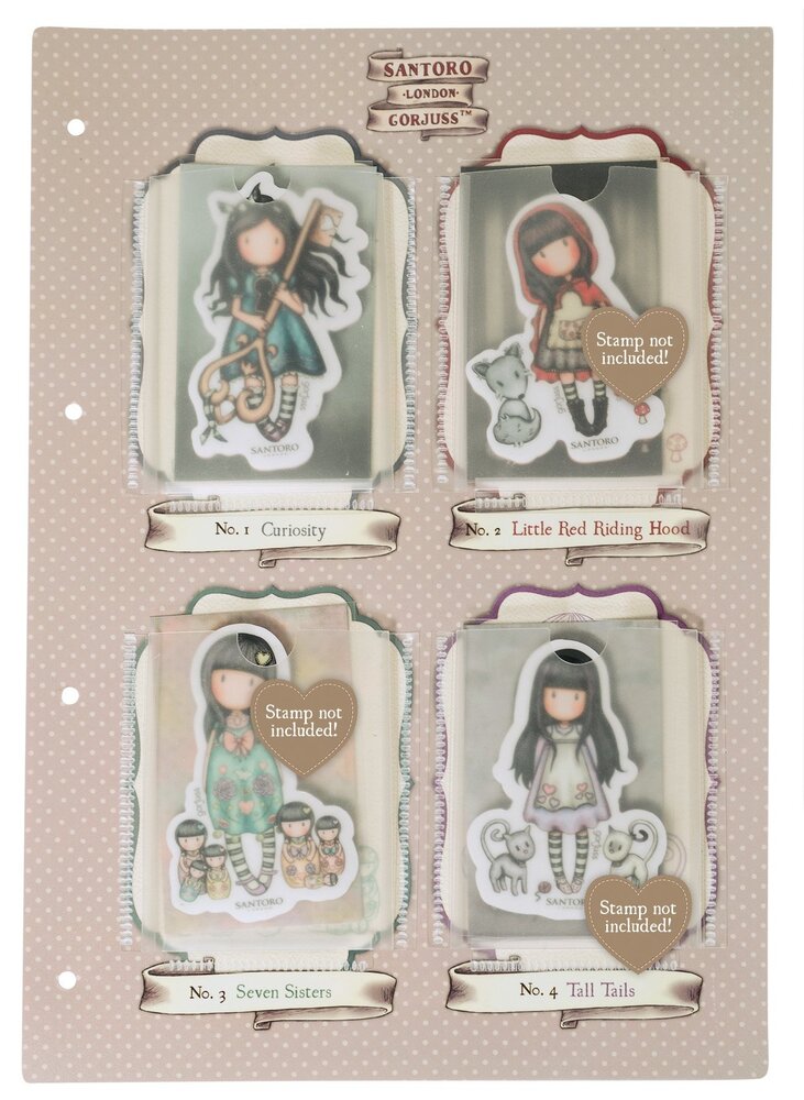 Studio Light Gorjuss Storage Case w/ Curiosity Stamp & Storage Sheet (GOR-ES-CASE01) (OUTLET)