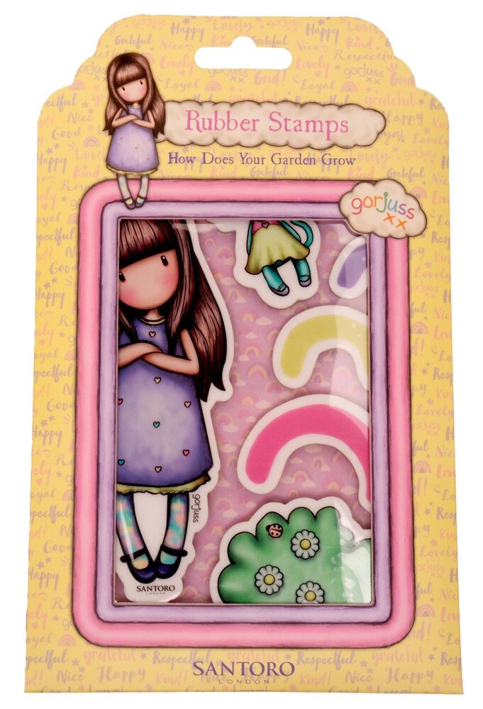 Studio Light Gorjuss Be Kind Rubber Stamps Collectable How Does Your Garden Grow (GOR-BK-STAMP576) (OUTLET)
