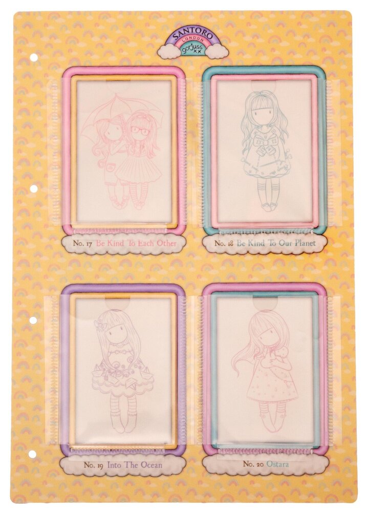 Studio Light Gorjuss Be Kind Pocket Sheets No. 17-20 (GOR-BK-SS05) (OUTLET)