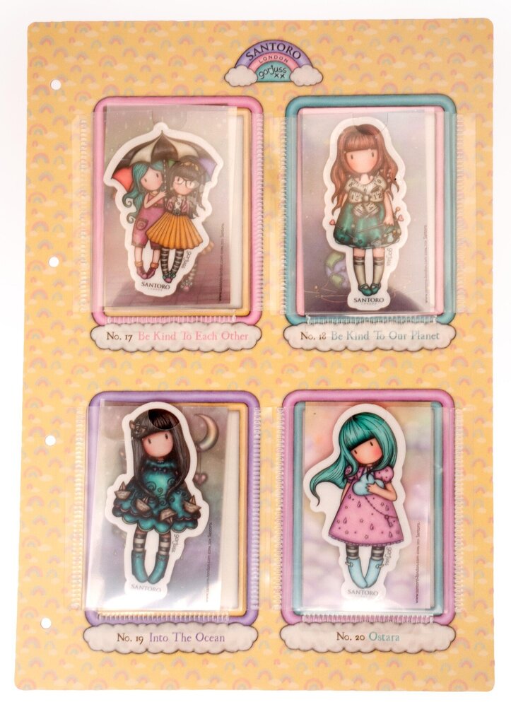 Studio Light Gorjuss Be Kind Pocket Sheets No. 17-20 (GOR-BK-SS05) (OUTLET)