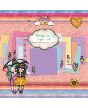 Studio Light Gorjuss Be Kind 8x8 Inch Background Paper Pad (GOR-BK-PP123) (OUTLET)